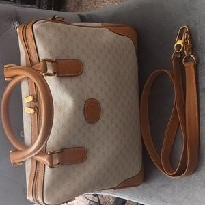 Vintage Gucci Micro Gg Canvas Bag - image 1